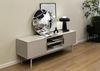 Selsey TV Schrank Board Sideboard Fernsehtisch Fernsehschrank 154 cm Graubeige Gold Viviaro Bild 5