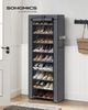 10 Schicht staubdichtes Schuhregal Schuhschrank Regale für ca. 27 paar Schuhe Beige 58 x 28 x 160cm Grau RXJ10G Bild 2
