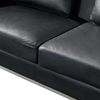 Ecksofa Leder schwarz rechtsseitig OSLO Bild 4