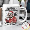 TASSENKING Tasse, TassenKing Keramik-Tasse „Das ist Dein Wichtelgeschenk für 15 Euro“ V3 Bild 2