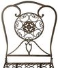 Gartenstuhl Metall Tecla 17921 Metallstuhl Stuhl Garten Vintage Eisen Nostalgie Eisenstuhl Braun Antik Bild 3