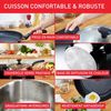 Tefal Comfort Max Bratpfanne 20 cm, hochwertiger Edelstahl, Thermo-Spot, Antihaftbeschichtung, Induktion G7260244 Bild 2
