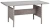 Beliani 'VITERBO' Gartentisch, Polyrattan grau, 145x80 cm Bild 1