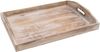 HMF Dekotablett Deko Tablett aus Holz im Vintage Design (3er Set, versch. Größen), Serviertablett 35,5/39/43 cm Breite Bild 4