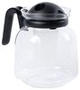 Fackelmann Kaffeekanne 1,5 L Aus Glas, Schwarz Und Transparent Bild 1