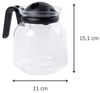 Fackelmann Kaffeekanne 1,5 L Aus Glas, Schwarz Und Transparent Bild 3