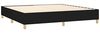 vidaXL Boxspringbett mit Matratze Schwarz 200x200 cm Stoff, Härtegrad: H2 [3142283] Bild 4