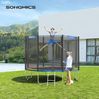 SONGMICS Trampolin Randabdeckung, 100% UV-beständig, Reißfest, PVC, Bunt, 305,0 cm Bild 2