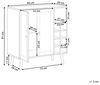 Weinregal TULLAMORE 91 cm Dunkler Holzfarbton Bild 3