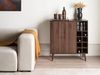Weinregal TULLAMORE 91 cm Dunkler Holzfarbton Bild 2
