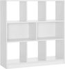 Vasagle Bücherregal mit offenen Fächern, weiß, 30 x 97,5 x 100 cm Bild 4