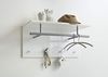 FMD Möbel - SPOT UP - Wandgarderobe mit Kleiderstange und 4 Haken - melaminharzbeschichtete Spanplatte - Hgl weiß - 72 x 35 x 29,3cm Bild 2