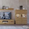 Highboard Coswig / Cortina, Holzwerkstoff, Holzfarben, 102 x 133 x 37 cm Bild 4