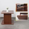RICOO Couchtisch mit Stauraum 69 x 50 x 45 cm, Couchtisch Holz, Wohnzimmertisch für Couch Eiche Rustikal – WM094-ER, Tisch Wohnzimmer Tisch, Sofatisch, Coffee Table, Couchtisch klein, Couch Tisch Bild 2
