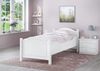 Massivholzbett extra hoch Rollrost 90x200 Senioren-Holzbett Einzelbett Gästebett 60.40-09WFL Bild 2