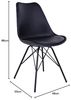 LebensWohnArt Stuhl Klassiker Stuhl SCANDINAVIA (2er Set) schwarz Bild 3