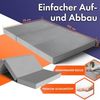 Klappmatratze Gästematratze Klappbar Mittel Hart H3, DYNMC you, (TEST Sehr Gut, Gästebett Klappbar - Faltmatratze), Bodenmatratze Kinderzimmer Bild 2