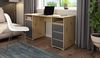 Homexperts Schreibtisch, Eiche-Anthrazit, 138 x 75 x 55 cm (BxHxT) Bild 2