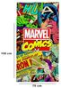 BERONAGE Strandtücher Marvel Badetuch Comics 75x150 cm, 100% Baumwolle (1-St), Frottee in Velours-Qualität Bild 2