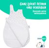 Babyschlafsack HONEY | mitwachsend & atmungsaktiv : 62/68 Punkte-grau Bild 2