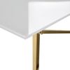 Couchtisch weiß / gold rechteckig 100x50 cm EMPORIA Bild 5