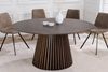 riess-ambiente Esstisch VALHALLA WOOD Ø140cm smoked braun (Einzelartikel, 1-St), Küche · Eiche · Design · lackiert · rund · Säulenfuß · Japandi Style Bild 2
