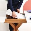 Runder ausziehbarer esstisch 100cm 5 Personen Jubi Salbeigrün | Eschenbein Ragaba Bild 4