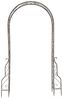 DanDiBo Rosenbogen Metall 254x159 cm Braun 96025 Torbogen Gartentor Eisen Rankhilfe Rankgitter Rundbogen ohne Tür Bild 3