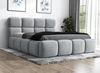 Polsterbett MONAKO 160x200 mit Matratze, Bettkasten und Lattenrost. Farbe: Silber 15 Bild 3