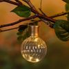 Lumineo LED Solarleuchte, Solar Gartenleuchten LED Kugel Glühbirnen Kunststoff 8x11cm 6er Set Bild 2