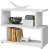 Regal >Benny< in weiß, Wabenplatten - 100x80x38cm (BxHxT) Bild 2