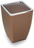 TrendLine Kosmetikeimer Cube 5l cappuccino Mülleimer Schwingdeckeleimer Badeimer Bild 2