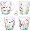 MamboCat Becher 6er Set Marie Kaffeebecher 320ml Porzellan-Tassen 6 Personen Blumen, Porzellan Bild 4