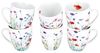 MamboCat Becher 6er Set Marie Kaffeebecher 320ml Porzellan-Tassen 6 Personen Blumen, Porzellan Bild 2