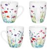 MamboCat Becher 6er Set Marie Kaffeebecher 320ml Porzellan-Tassen 6 Personen Blumen, Porzellan Bild 5