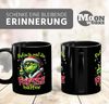 MoonWorks Tasse Tasse Weihnachten Grinch Spruch Einfach mal die Fresse halten, Keramik Bild 2