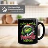 MoonWorks Tasse Tasse Weihnachten Grinch Spruch Einfach mal die Fresse halten, Keramik Bild 3