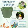 GarPet Allzweckkorb 2er Set Flexibler Eimer 42 L Wäsche Wanne Garten Korb rund Futtertrog Bild 3