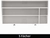Aufbewahrungsbox 2 Schubladen 5 Fächern mDesign hellgrau/transparent Bild 2