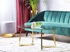 Couchtisch Glas Gold oval FRESNO Bild 2