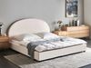 Wasserbett Bouclé VAUCLUSE 180 x 200 cm Cremeweiß Bild 2