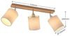 Lindby Deckenstrahler Imarin, Holz IP20, 3 x 15 W LED Bild 4