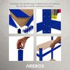 Arebos Schwerlastregal 2er Set | 180 x 90 x 30 cm | 875kg Tragkraft | 0,63 mm | 5 MDF-Platten | Regal Lagerregal Kellerregal Steckregal Werkstattregal | Blau Bild 5
