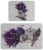 Badteppich Set 2 TLG. lila Flower Bild 2