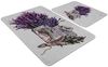 Badteppich Set 2 TLG. lila Flower Bild 1