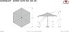 Doppler 'Expert 280 Auto Tilt' Sonnenschirm, Alugestell / Polyester rot, Ø 280 cm Bild 3