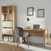 MUEBLES PITARCH | ücherregal für Büro oder Arbeitszimmer mit 4 Regalen, Wohnzimmer-Bücherregal, Gold Eiche, 196,5 x 75,5 x 33 cm (Höhe x Breite x Tiefe), einfach, elegant und robust Bild 3
