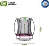 EXIT Trampolin Silhouette 183 cm pink + Netz Bild 3