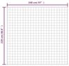 vidaXL Gewichtsdecke Stoff, 1 x Gewichtsdecke, Hellcreme, 220x240 cm, Stoff, 15 kg Bild 3