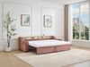 Vente-unique - ORAVAYA Bett Stoff Puderrosa - B 90,5 cm x H 70 cm x L 234 cm Bild 2
